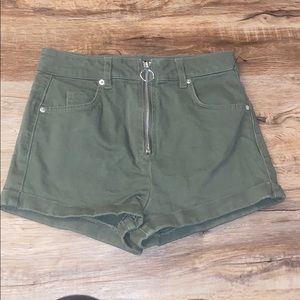 Green Forever 21 Shorts